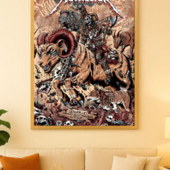 Metallica M72 Tour Denver Night 2 June 29 2025 Empower Field at Mile High Poster Canvas Wall Art 1